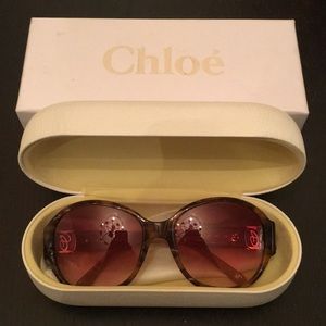 Chloe Tortoise Shell Sunglasses